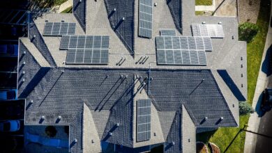 Solaranlage auf dem Dach