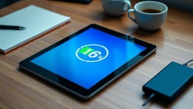 Tablet-Akkulaufzeit maximieren: Praxisnahe Tipps [Bildinhalt mit KI erstellt]